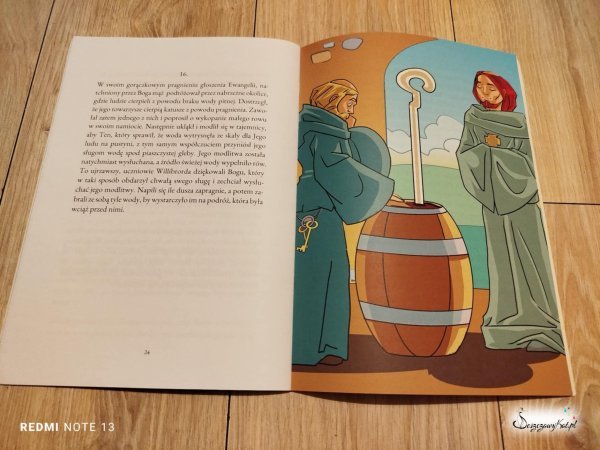 Żywot Świętego Willibrorda - okładka i ilustracje